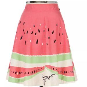 Watermelon Print "Slice-Of-Summer" Skirt by We Love Vera for Anthropologie